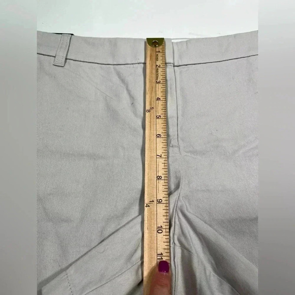 J Crew Chino Shorts Gray Cotton NWT 5 in Classic Shorts Women’s Size 16 - Picture 11 of 13